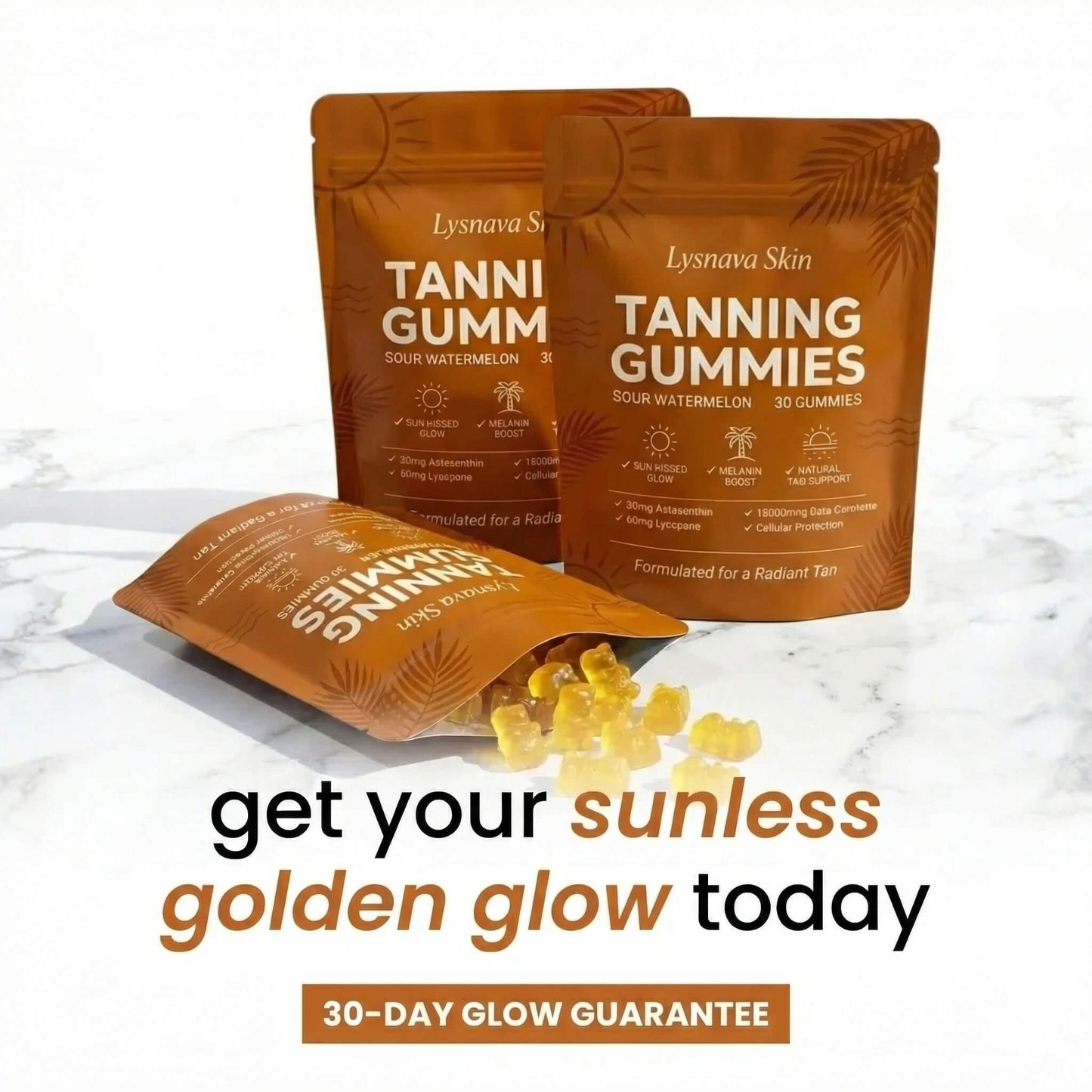 60 Tanning Gummies